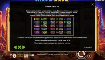 Правила игры Wolf Gold Слот Wolf Gold линии выплат